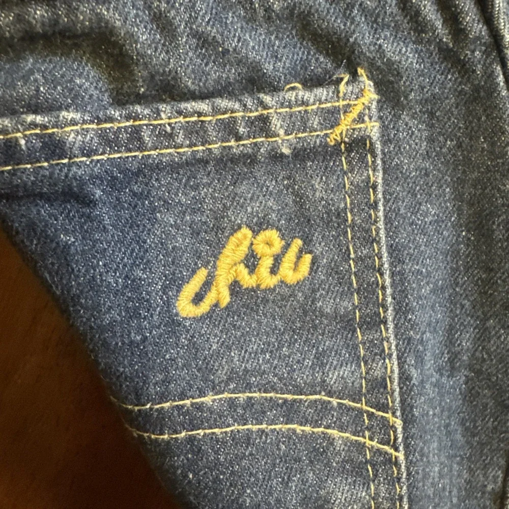 Vintage Chic Jeans Made In USA 28x31 High Rise Dark‎ Wash Straight Leg 80s Denim